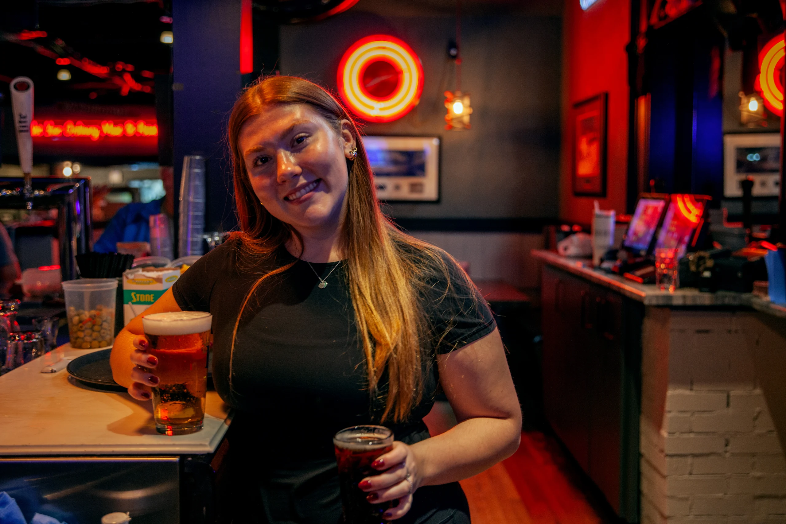 Serving up lunch and dinner at Buzzy Brown's Brasserie